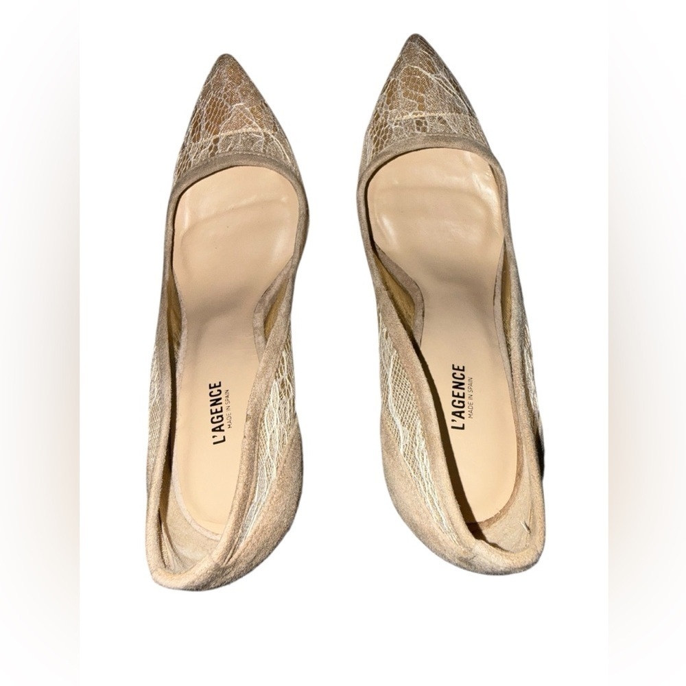 L’AGENCE Simone Lace Pumps - Picture 6 of 8